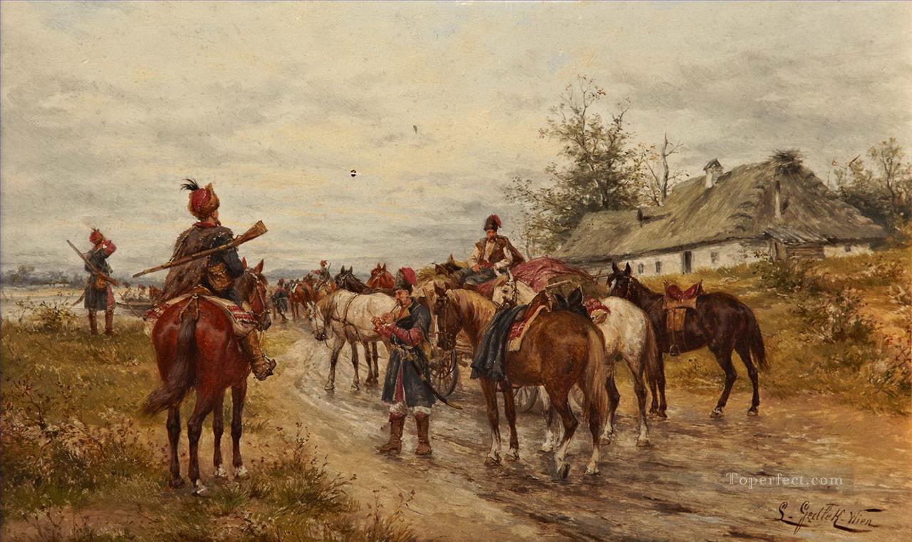 ルートヴィヒ・ゲドレック クラクフ 1847 ウィーン 1904 風景の発見 アラブ人油絵